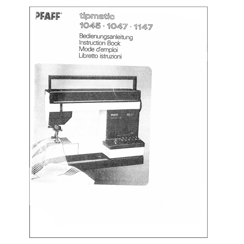 Pfaff Tipmatic 1045 Instruction Manual image # 122308