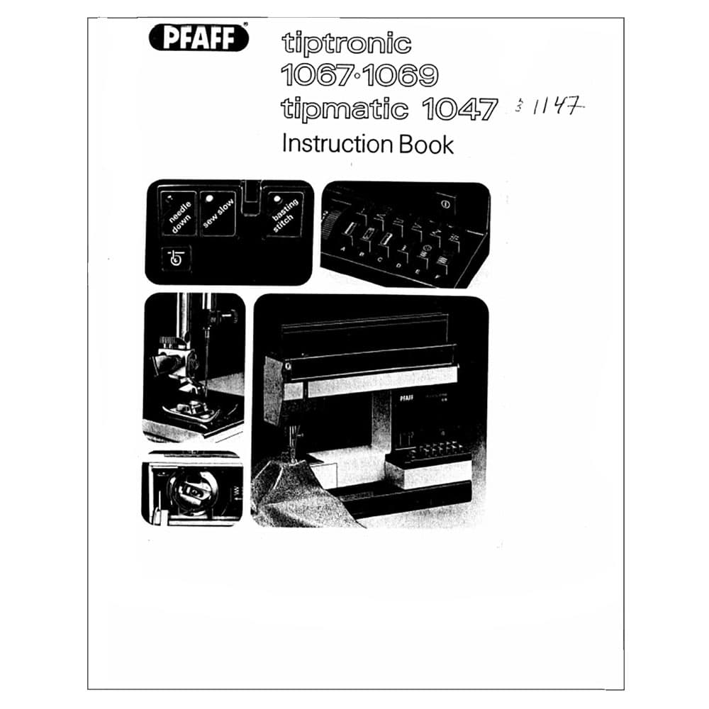 Pfaff Tipmatic 1147 Instruction Manual image # 122335