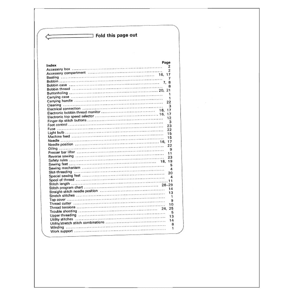 Pfaff Tipmatic 1147 Instruction Manual image # 122334
