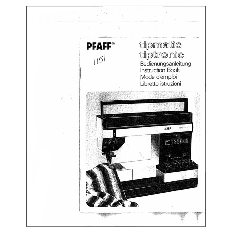 Pfaff 1151 Instruction Manual image # 122337