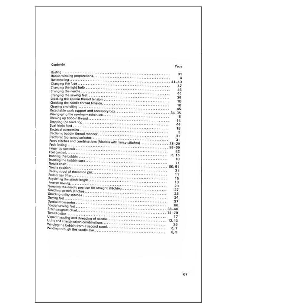 Pfaff 1151 Instruction Manual image # 122336