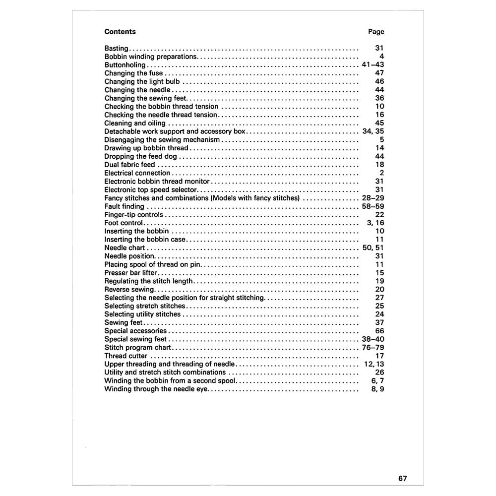 Pfaff Tiptronic 1171 Instruction Manual image # 122338