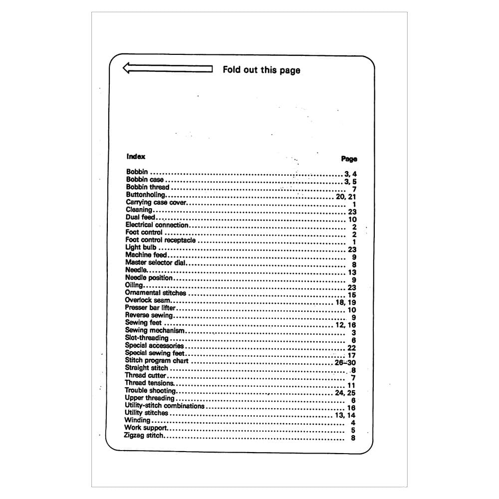 Pfaff Synchromatic 1216 Instruction Manual image # 122359