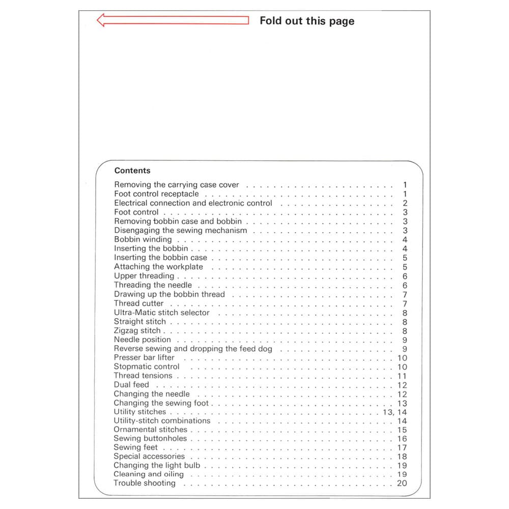 Pfaff 1222E Instruction Manual image # 122368