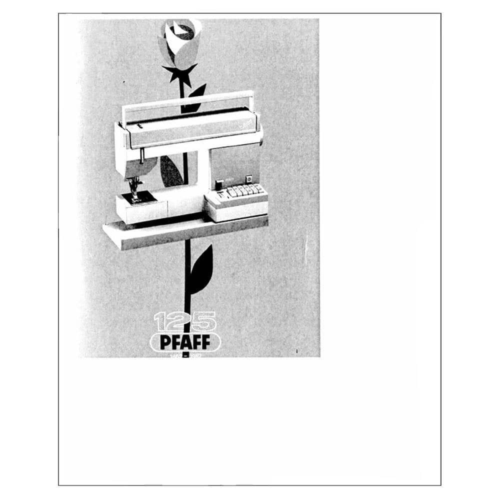 Pfaff 125 Instruction Manual image # 122384