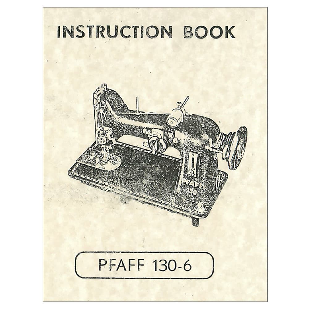 Pfaff 130-6 Instruction Manual image # 122388