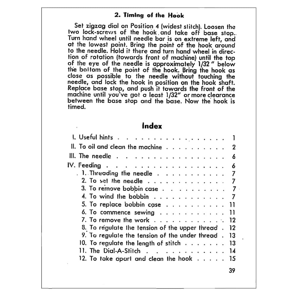 Pfaff 130-6 Instruction Manual image # 122387