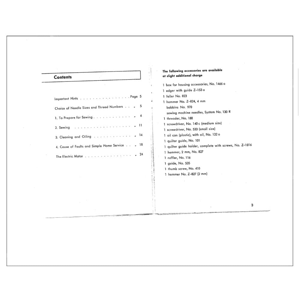 Pfaff Calanda 132 Instruction Manual image # 122394