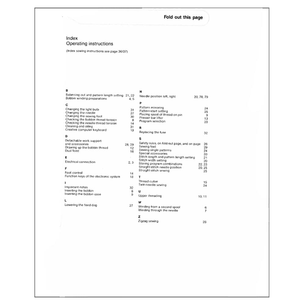 Pfaff Creative 1467 Instruction Manual image # 122403