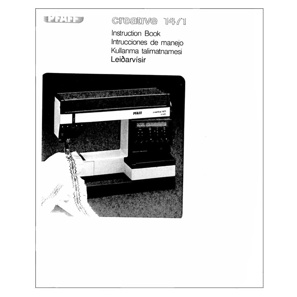 Pfaff Creative 1471 Instruction Manual image # 122408