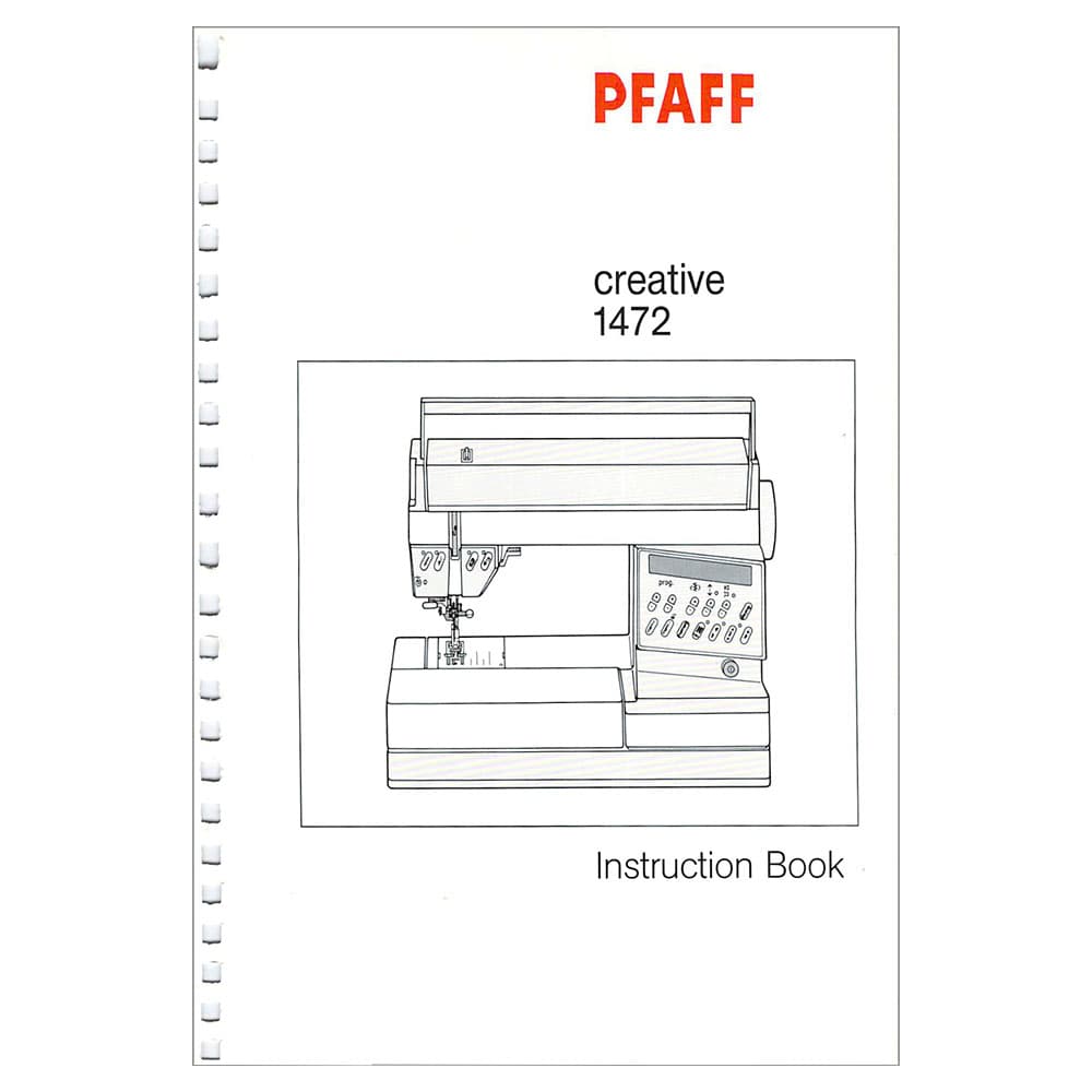 Pfaff Creative 1472 Instruction Manual image # 122410
