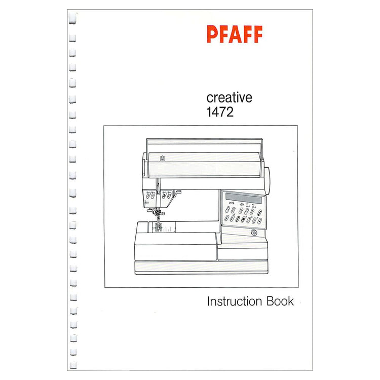 Pfaff Creative 1472 Instruction Manual image # 122410