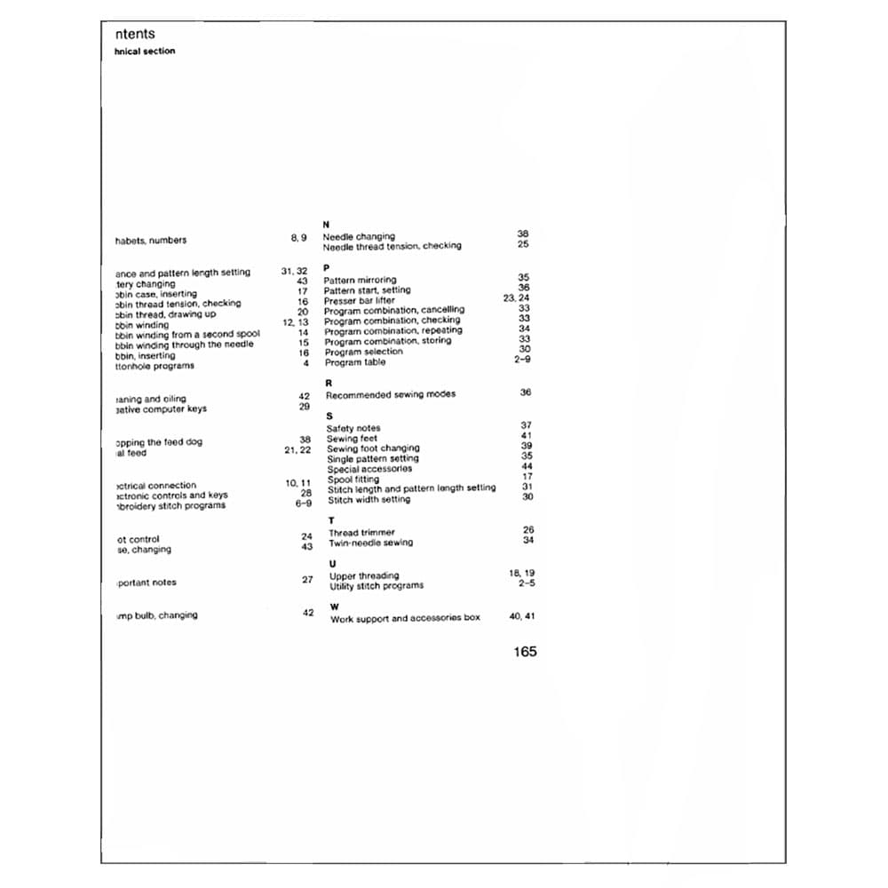 Pfaff Creative 1473 Instruction Manual image # 122412