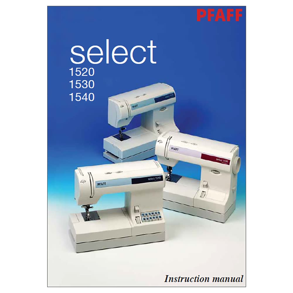 Pfaff Select 1520 Instruction Manual image # 122420