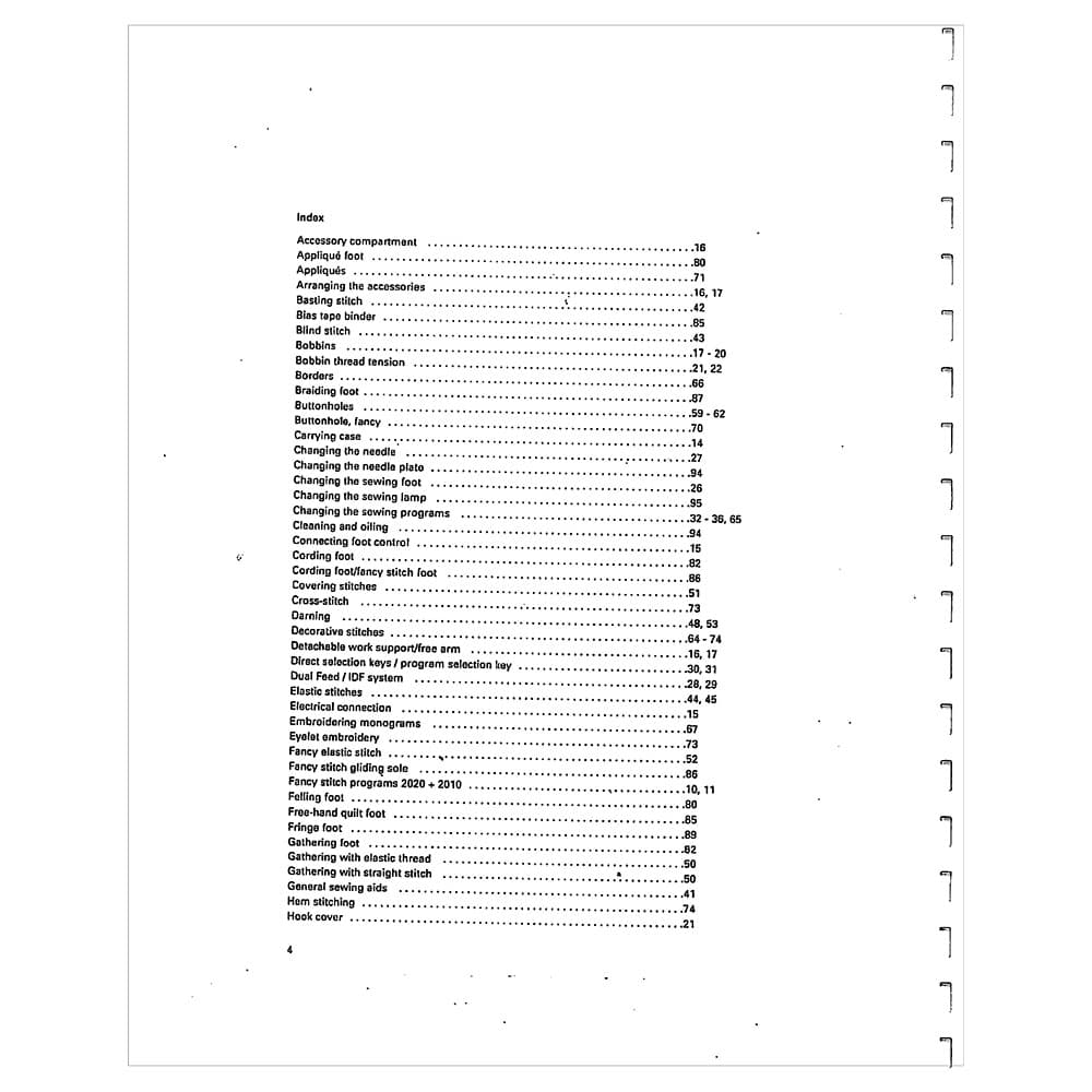 Pfaff Tiptronic 2020 Instruction Manual image # 122457