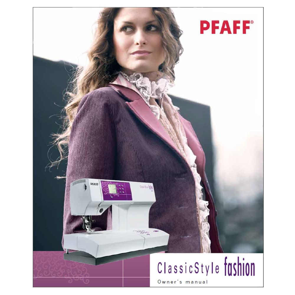 Pfaff 2023 ClassicStyle Fashion Instruction Manual image # 122463