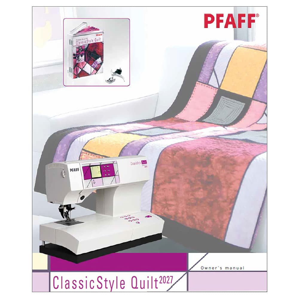 Pfaff 2027 ClassicStyle Quilt Instruction Manual image # 122470