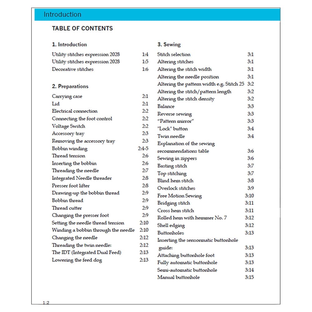 Pfaff Expression 2028 Instruction Manual image # 122476