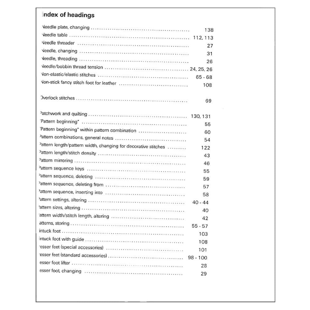 Pfaff Tiptronic 2030 Instruction Manual image # 122487