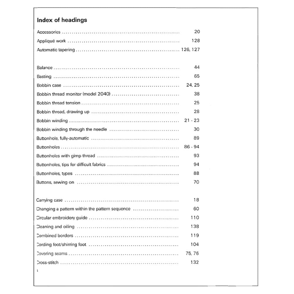 Pfaff Tiptronic 2030 Instruction Manual image # 122485