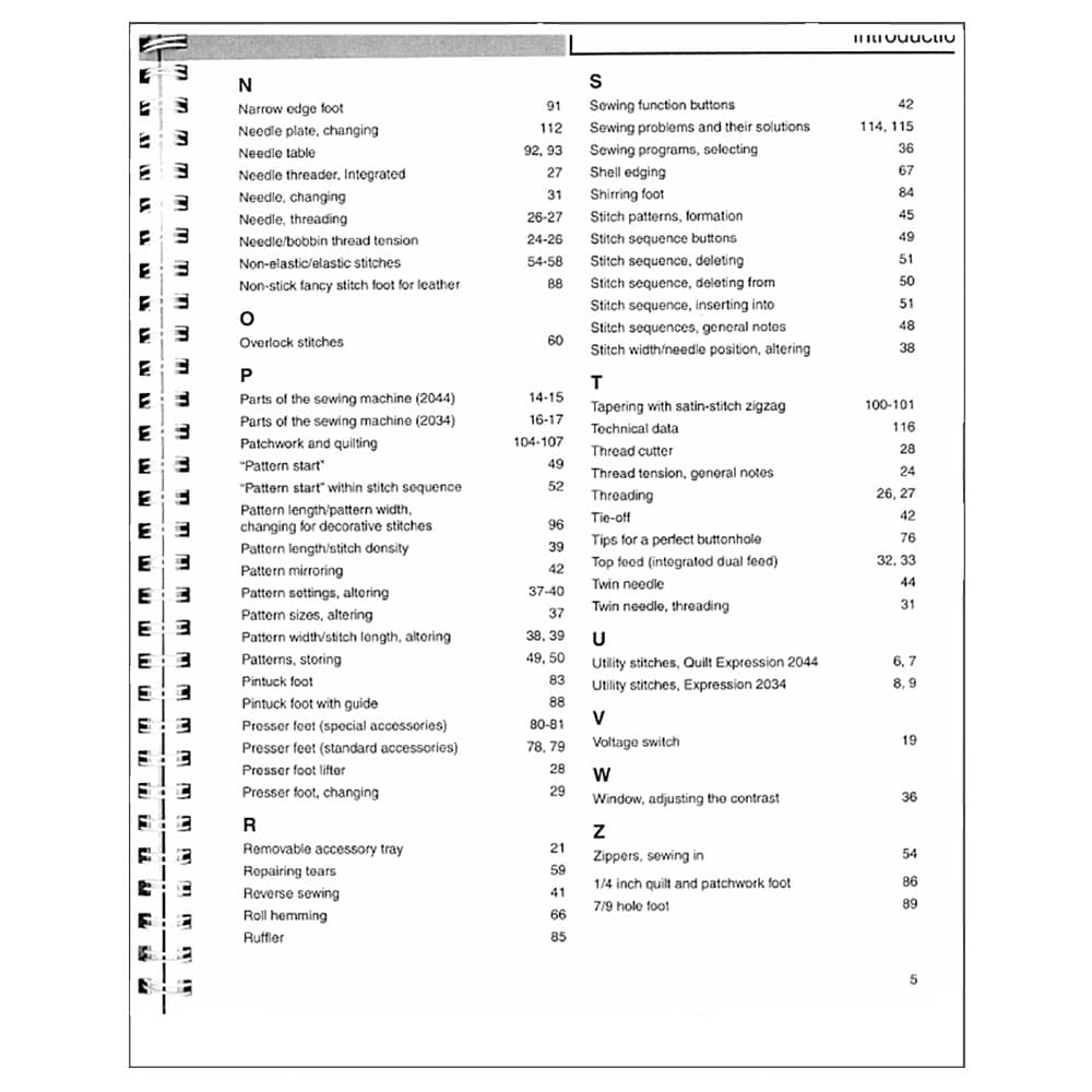 Pfaff Expression 2034 Instruction Manual image # 122492