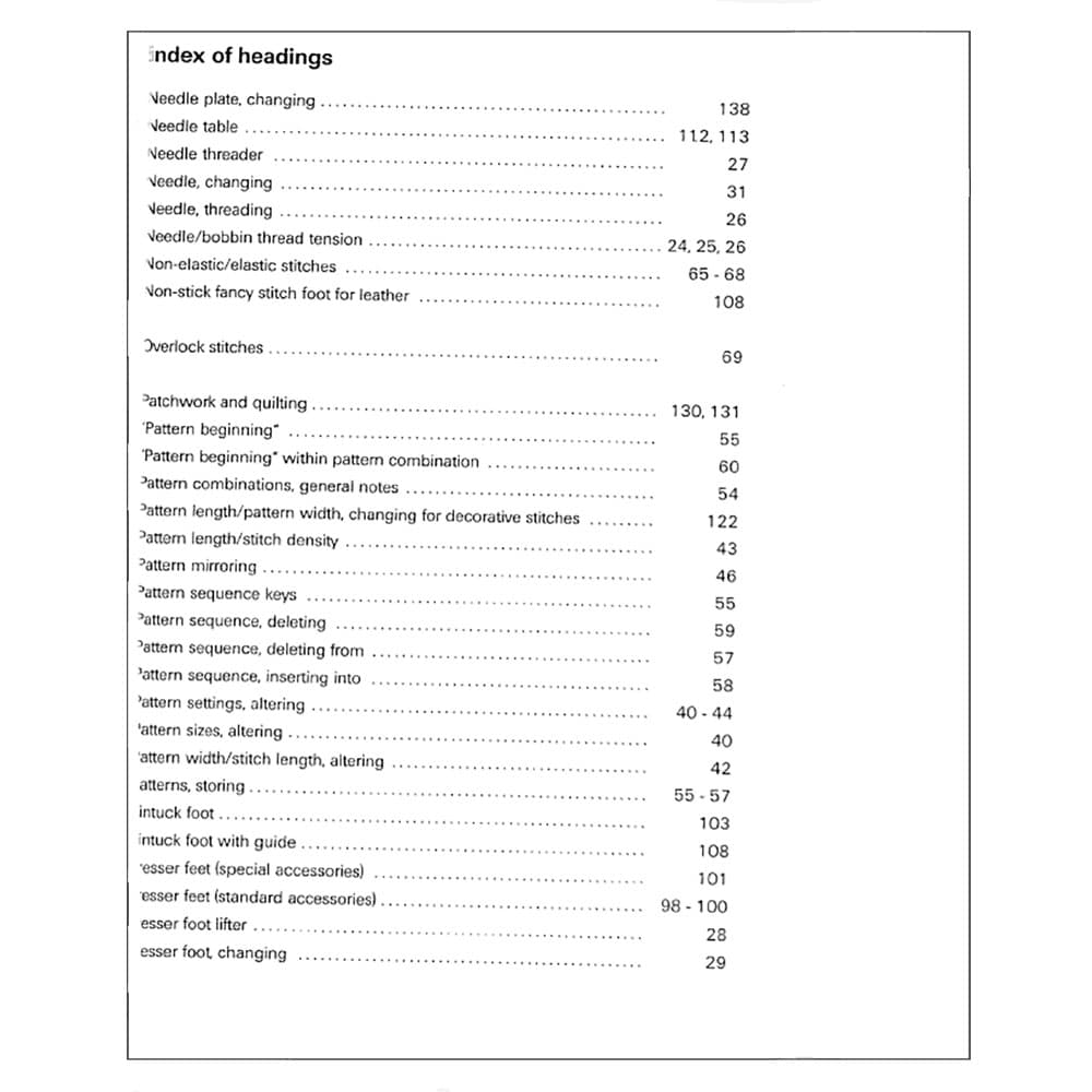 Pfaff Tiptronic 2040 Instruction Manual image # 122502