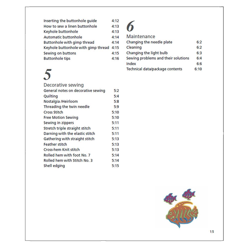 Pfaff Creative 2124 Instruction Manual image # 122529