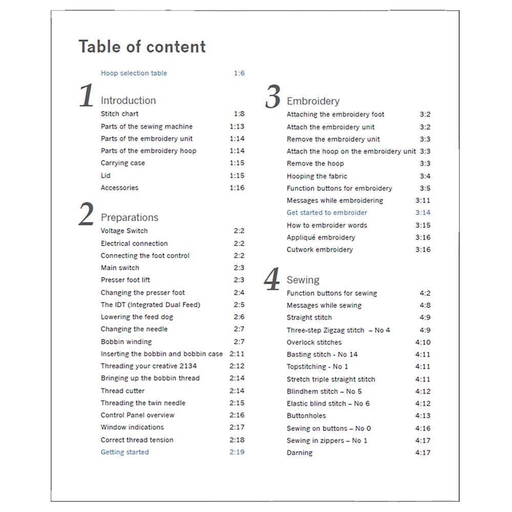 Pfaff Creative 2134 Instruction Manual image # 122580