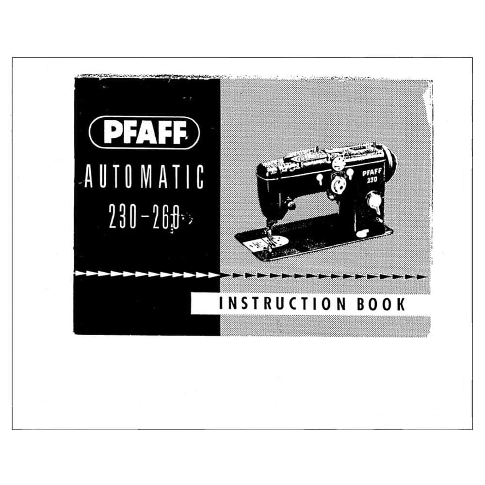 Pfaff 230-260 Instruction Manual image # 122601