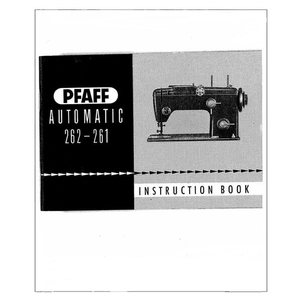 pfaff 262 pedal Pfaff 262-261 Instruction Manual