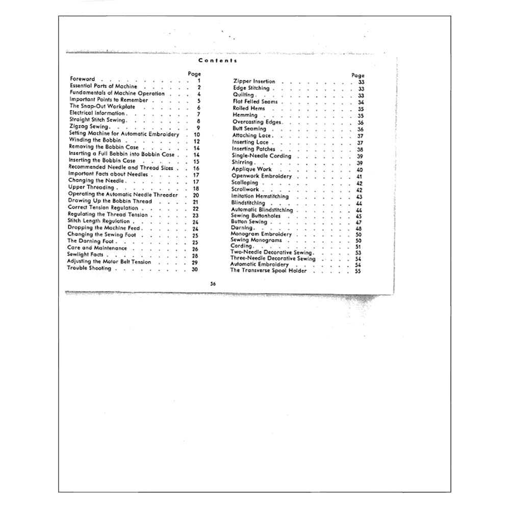 Pfaff 332-260 Instruction Manual image # 122668