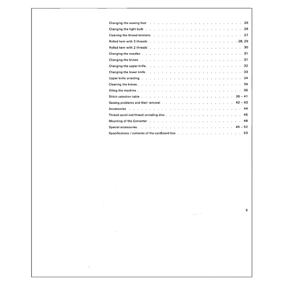 Pfaff Hobbylock 4760 Instruction Manual image # 122777