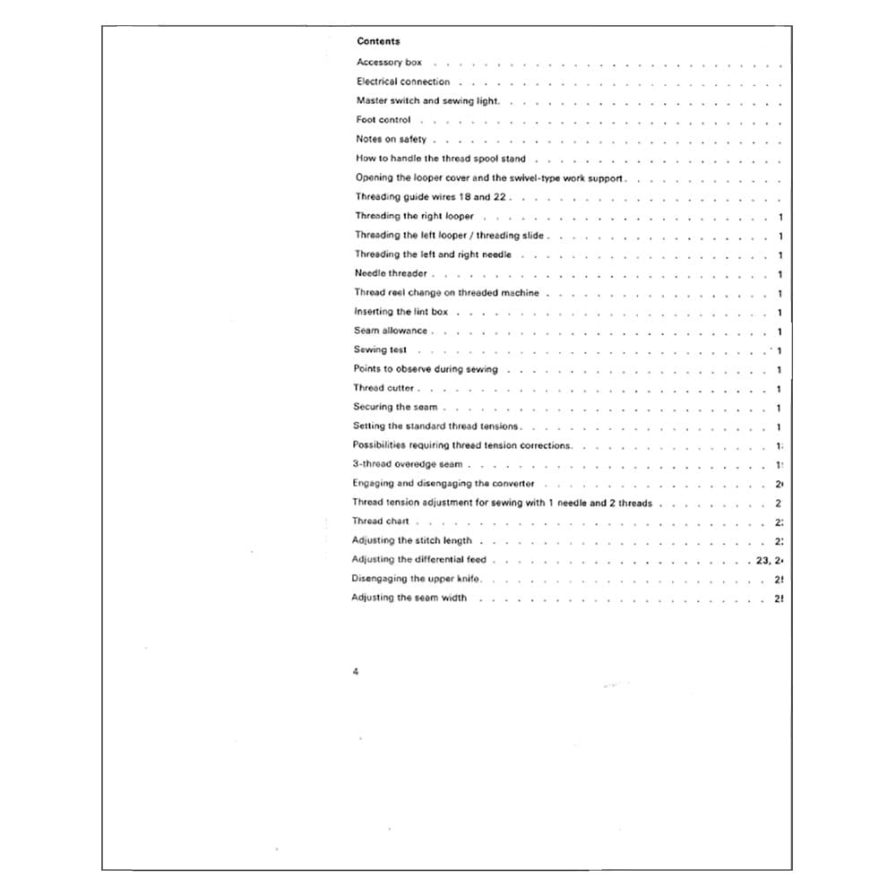 Pfaff Hobbylock 4760 Instruction Manual image # 122779