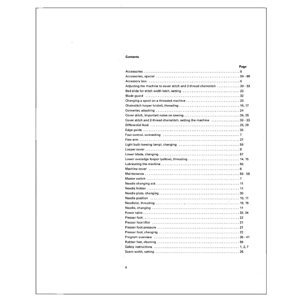 Pfaff Coverlock 4772 Instruction Manual image # 122794
