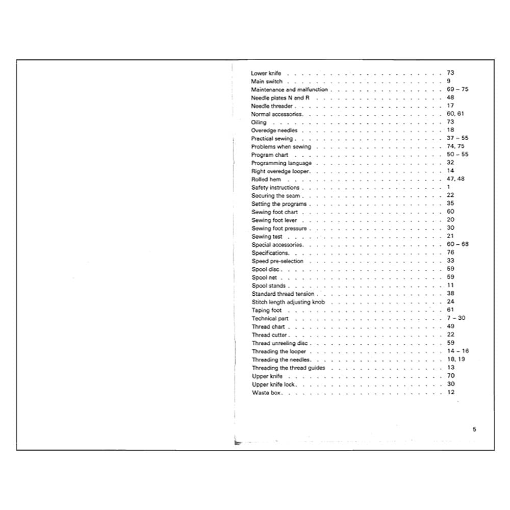 Pfaff Hobbylock 4860 Instruction Manual image # 122816