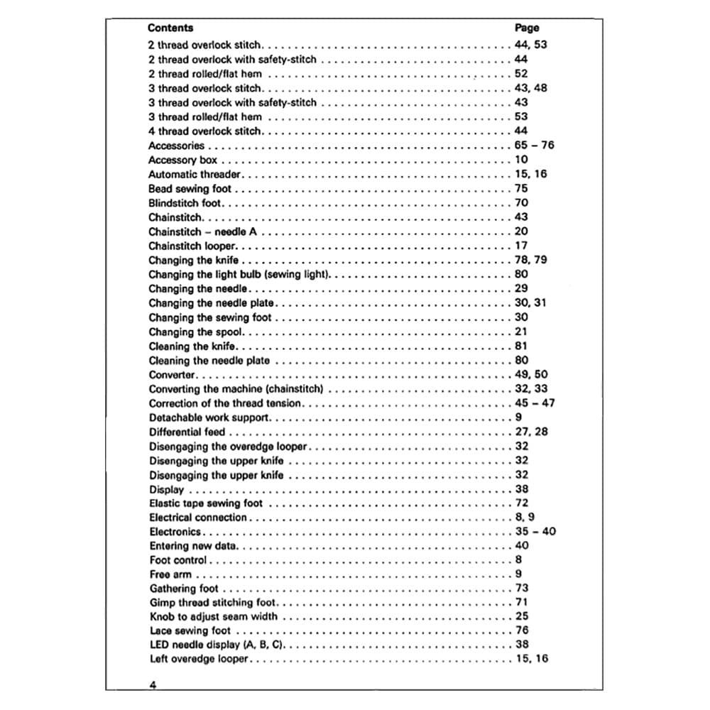 Pfaff Hobbylock 4870 Instruction Manual image # 122832
