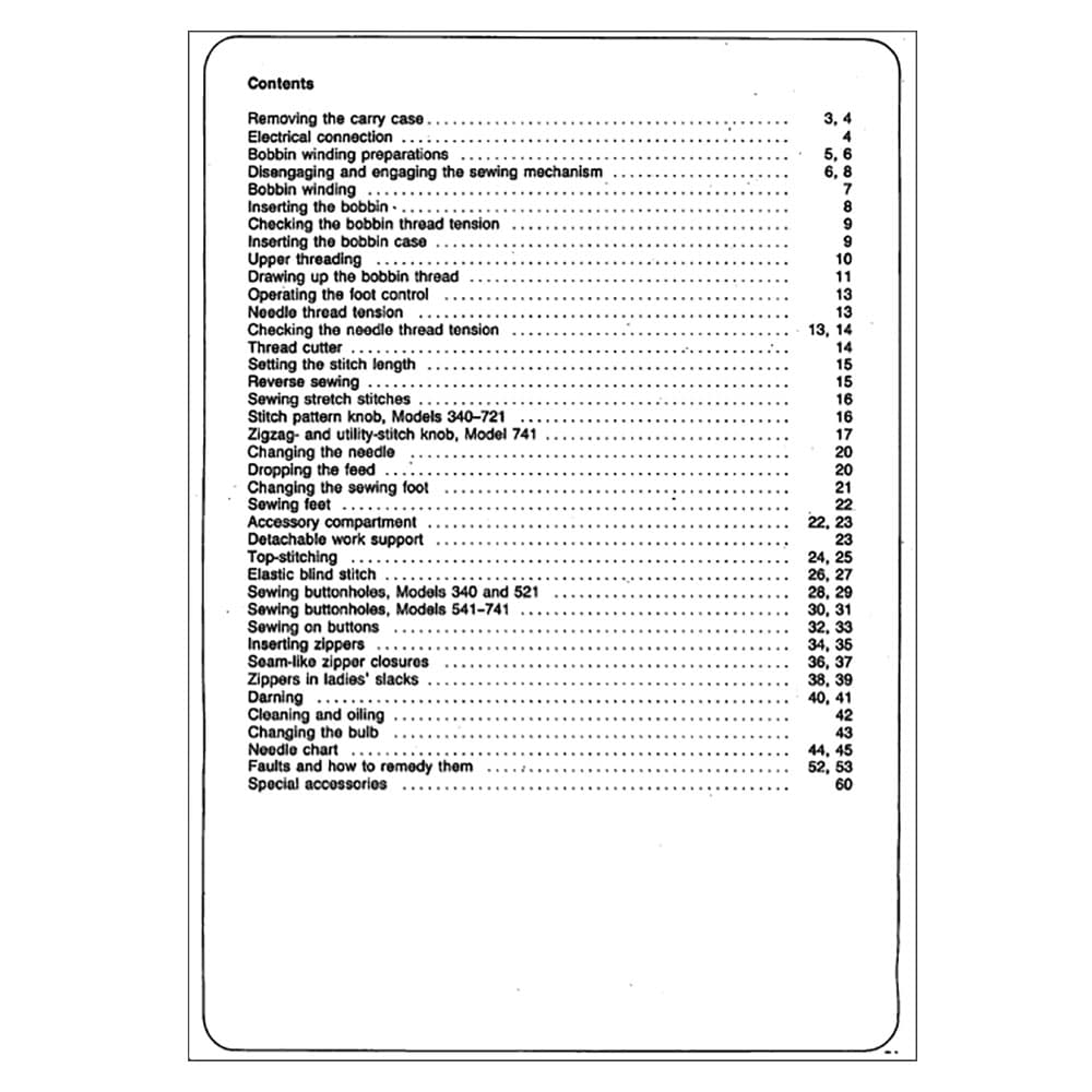 Pfaff Hobby 521 Instruction Manual image # 122863