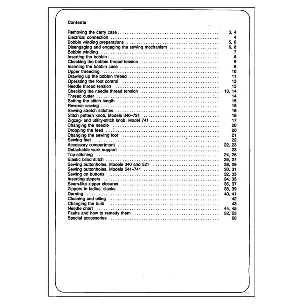 Pfaff Hobby 541 Instruction Manual image # 122868
