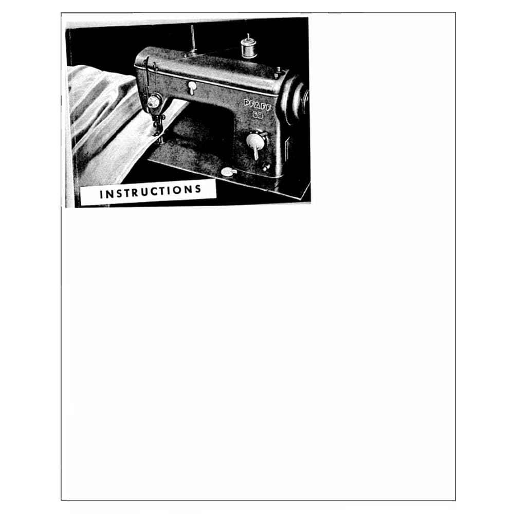 Pfaff 60 Instruction Manual image # 122896