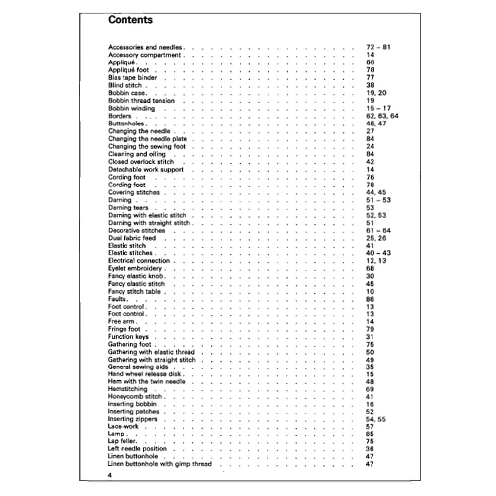 Pfaff Tipmatic 6110 Instruction Manual image # 122942