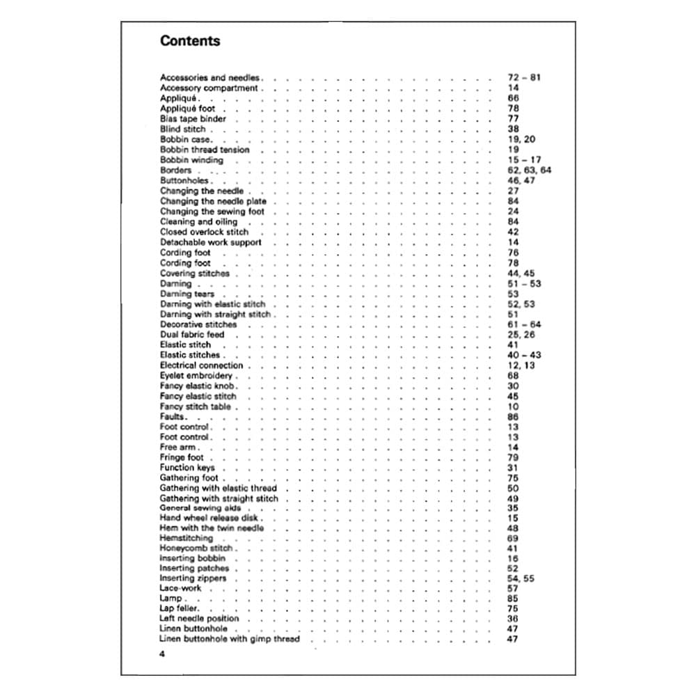 Pfaff Tiptronic 6230 Instruction Manual image # 122972