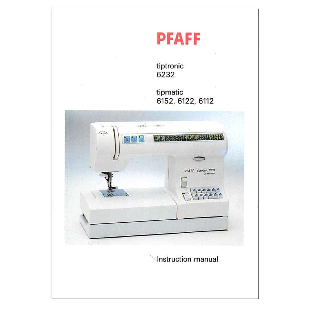 Pfaff Tiptronic 6232 Instruction Manual image # 122981