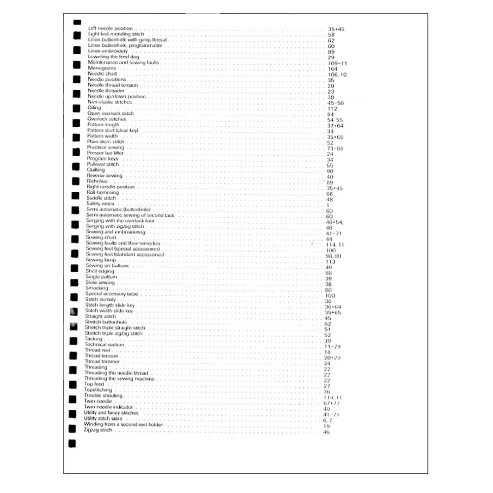 Pfaff 6250 Instruction Manual image # 123014