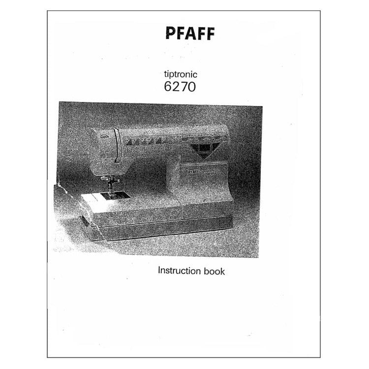 Pfaff 6270 Tiptronic Instruction Manual image # 123019