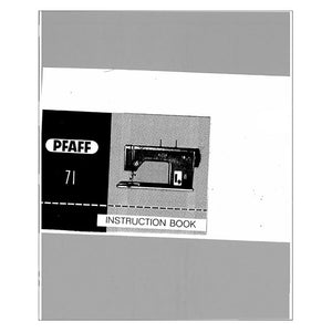 Pfaff 71 Instruction Manual image # 123030