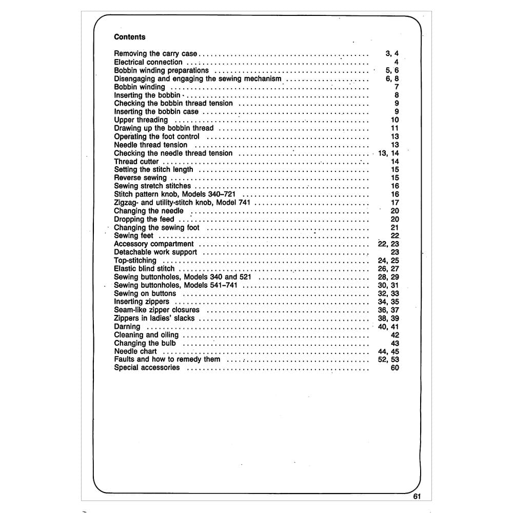 Pfaff Hobby 741 Instruction Manual image # 123058