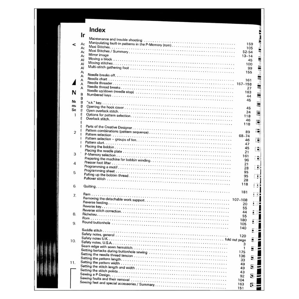 Pfaff Creative 7550 Instruction Manual image # 123077