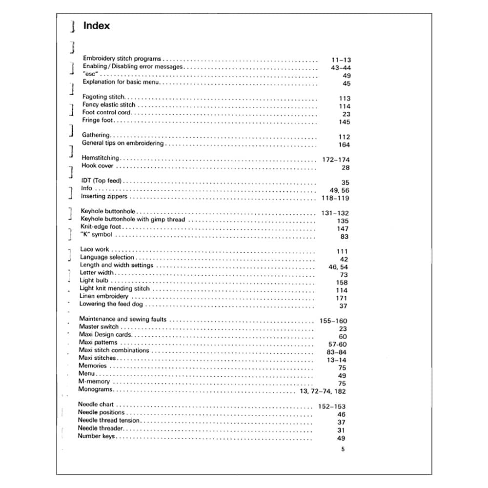 Pfaff Creative 7570 Instruction Manual image # 123080