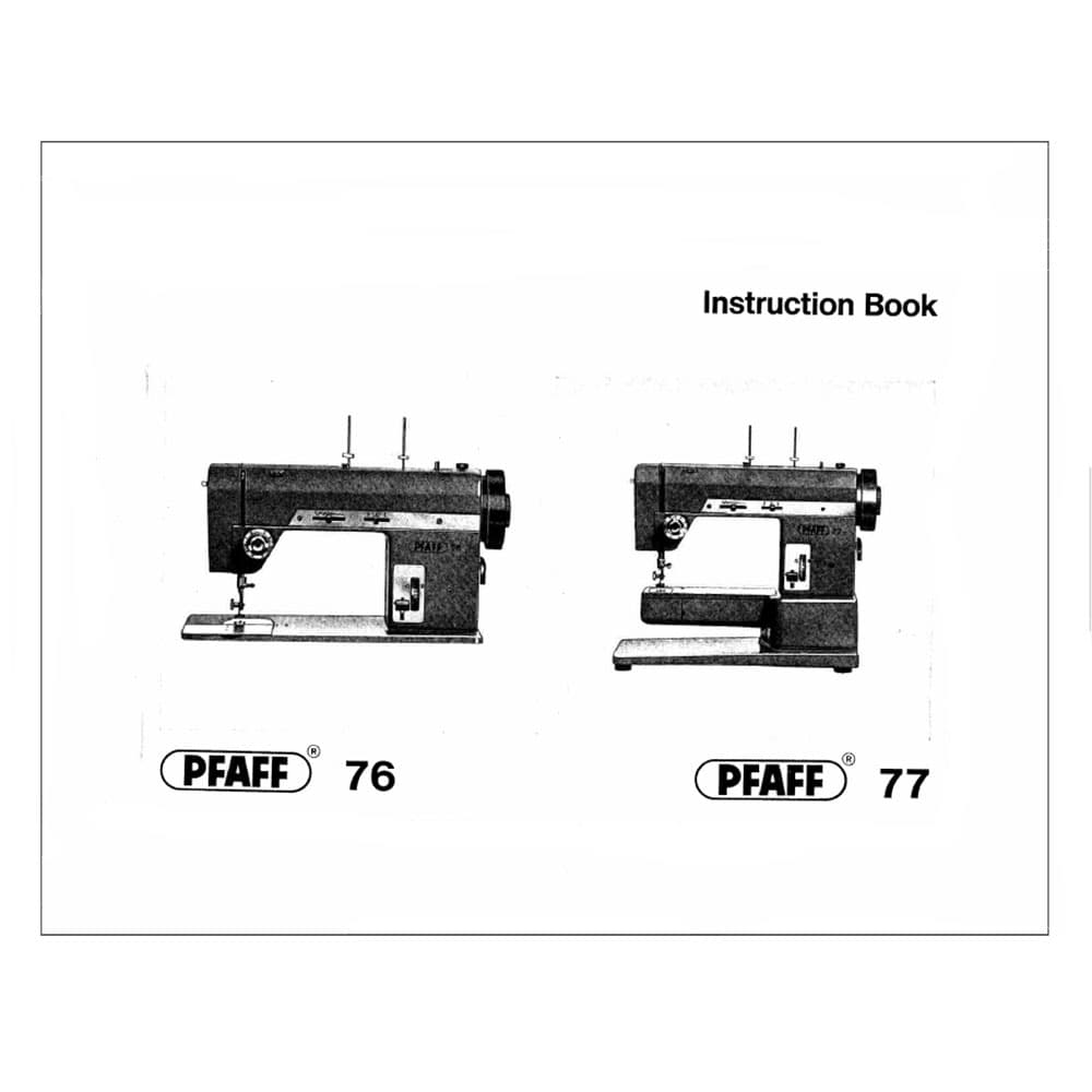 Pfaff 77 Instruction Manual image # 123094