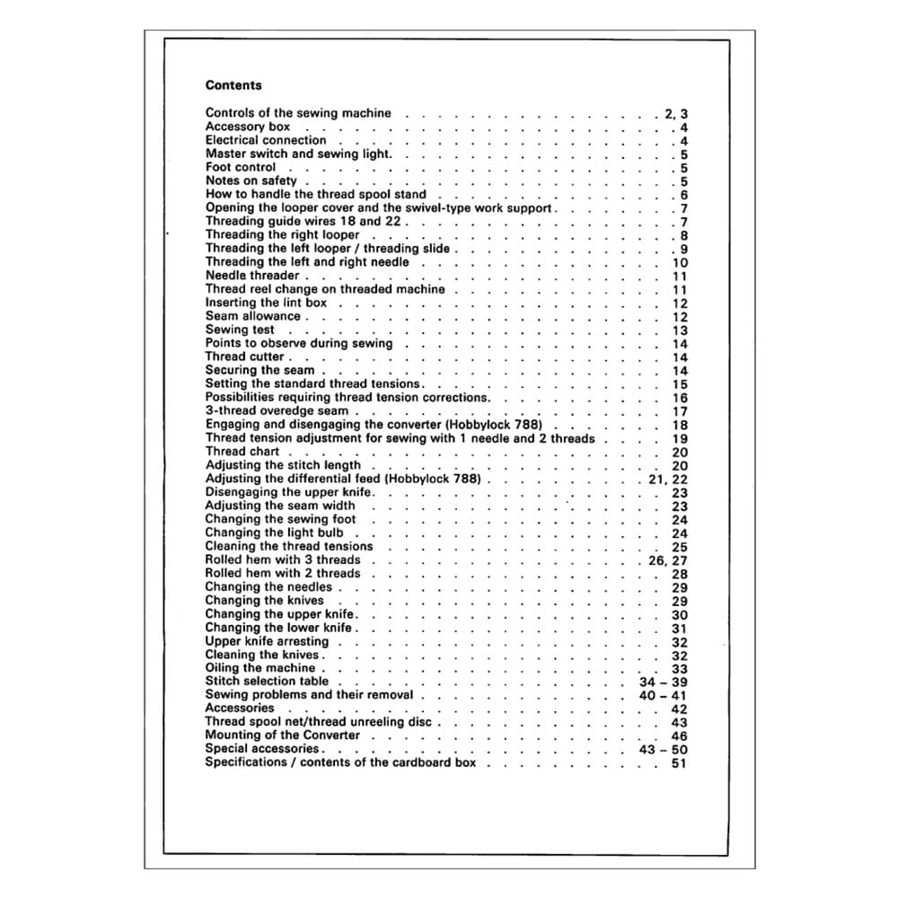 Pfaff Hobbylock 787 Instruction Manual image # 123102